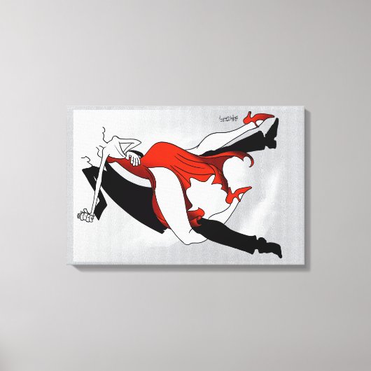O Tango Canvas Afdruk (Voorkant)