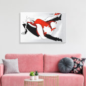 O Tango Canvas Afdruk (Insitu (Woonkamer))