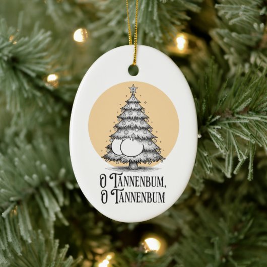 O Tannenbum Kerstmis Bil grap ornament (Boom)