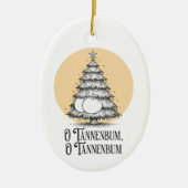O Tannenbum Kerstmis Bil grap ornament (Voorkant)