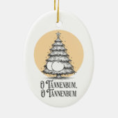 O Tannenbum Kerstmis Bil grap ornament (Achterkant)