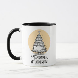 O Tannenbum Kerstmis Billenkoek Grap Mug Mok