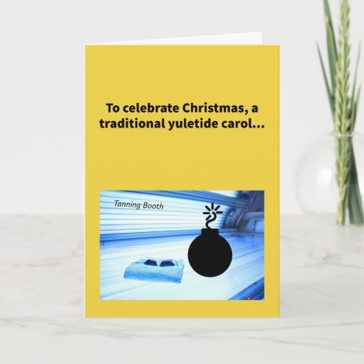 O Tannin' Bomb - Kerstmis Kaart (Voorkant)