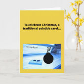 O Tannin' Bomb - Kerstmis Kaart (Gele Bloem)