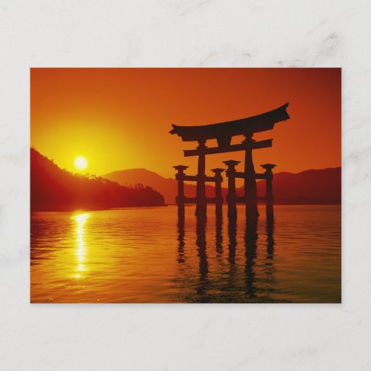 O-Torii Gate, Itsukushima shrine, Miyajima Briefkaart (Voorkant)