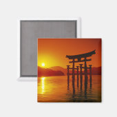 O-Torii Gate, Itsukushima shrine, Miyajima Magneet (Voorkant / Achterkant)