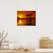 O-Torii Gate, Itsukushima shrine, Miyajima Poster (Keuken)