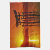 O-Torii Gate, Itsukushima shrine, Miyajima Theedoek (Verticaal)