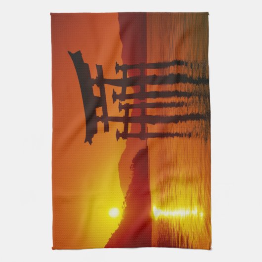 O-Torii Gate, Itsukushima shrine, Miyajima Theedoek (Verticaal)