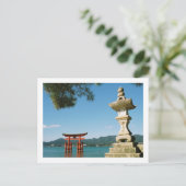 O-torii, Itsukushima Shrine: Japan Briefkaart (Staand voorkant)