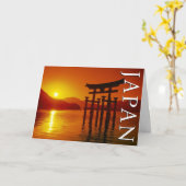 O-Torii poort, Itsukushima heiligdom | Gefelicitee Kaart (Gele Bloem)