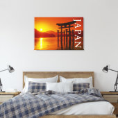 O-Torii poort, Itsukushima heiligdom | Miyajima, J Canvas Afdruk (Insitu (Slaapkamer))