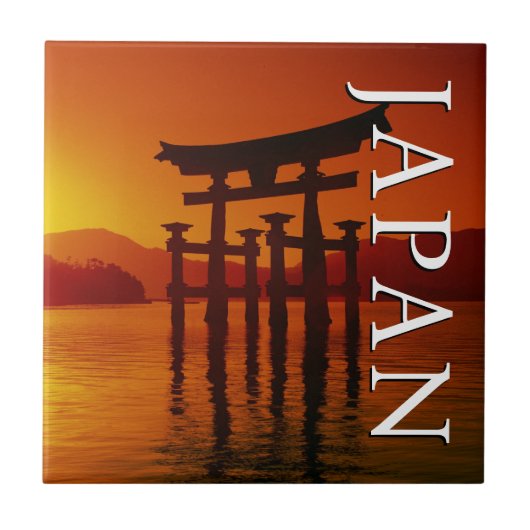 O-Torii poort, Itsukushima heiligdom | Miyajima, J Tegeltje (Voorkant)