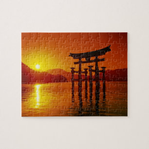 O-Torii poort, Itsukushima heiligdom, Miyajima, Legpuzzel