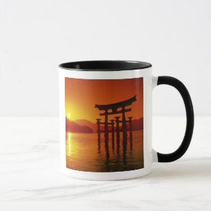 O-Torii poort, Itsukushima heiligdom, Miyajima, Mok