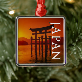 O-Torii-poort, Itsukushima-schrijn | Miyajima, Jap Metalen Ornament