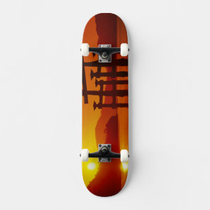 O-Torii-poort, Itsukushima-schrijn, Miyajima, Skateboard