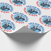 O-trein - Verpakkingspapier Cadeaupapier (Hoek)