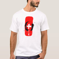 O+ Type bloed Wit Man T-shirt