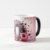 O Valentine Alfabet 3D Magische Mok (Voorkant rechts)