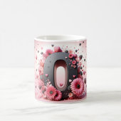 O Valentine Alfabet 3D Magische Mok (Center)