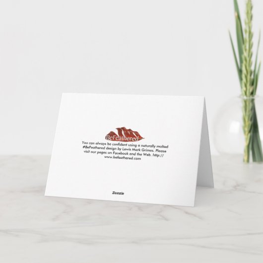 O, veel succes! kaart (Achterkant)