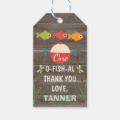 O-vis-al Bedankt Vist Verjaardagsgunst Label Cadeaulabel (Voorkant)