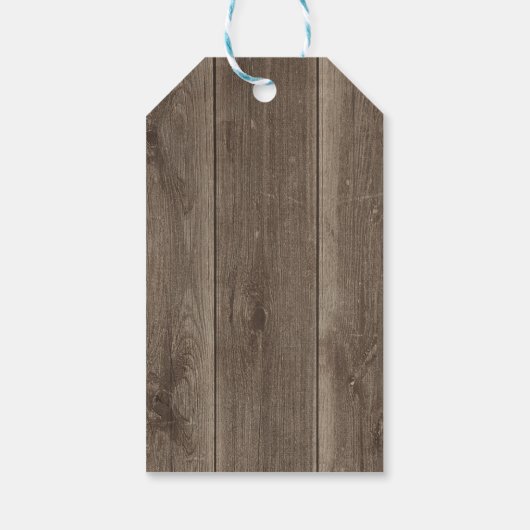 O-vis-al Gevist thema verjaardagsgunst Label Cadeaulabel (Achterkant)