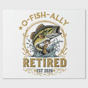 O Vis Ally Gepensioneerd Sinds 2026 Vissen Pensioe Cadeaupapier