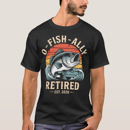 O Vis Ally Gepensioneerd T-shirt (Voorkant)
