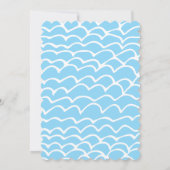 O-vis-Ally, kleine visser, één verjaardag Save The Date (Achterkant)