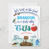 O-vis-Ally, kleine visser, Gevist 2e verjaardag Kaart (Voorkant)