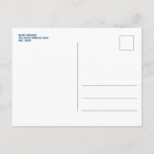 O-vis-Ally, kleine visser, Gevist 3e verjaardag Uitnodiging Briefkaart (Achterkant)