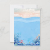 O-vis-ally One Vist plat bedankje Bedankkaart (Achterkant)