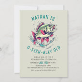 O-vis-ally oud Gevist volwassen verjaardag Kaart (Voorkant)