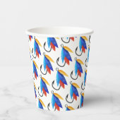 O-vis-ally verjaardagspatroon Jongen Verjaardag Vi Papieren Bekers (Voorkant)