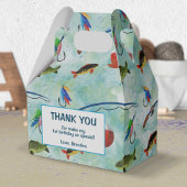 O-vis-ally weg vissen kleine visser verjaardag bedankdoosjes