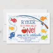 O-vis-bondgenoot een dobber verjaardagsuitnodiging kaart (Voorkant)