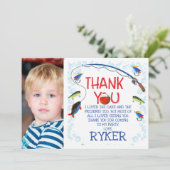 O-vis-bondgenoot een verjaardag bedankkaart kaart (Staand voorkant)