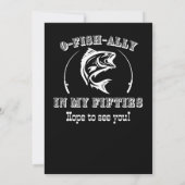 O-vis-bondgenoot in mijn 50ste verjaardagsfeestje kaart (Achterkant)