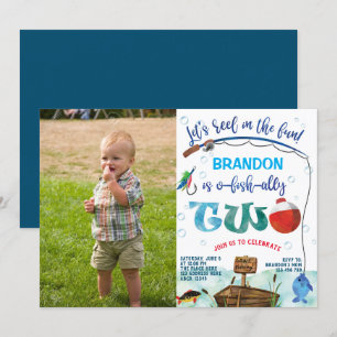 o-vis-bondgenoot, Little Fisherman 2nd Birthday fo Kaart