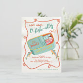 O-vis-bondgenoot One Funky Sardine Verjaardagsfees Kaart (Staand voorkant)