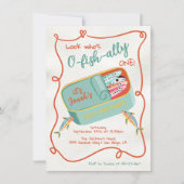 O-vis-bondgenoot One Funky Sardine Verjaardagsfees Kaart (Voorkant)