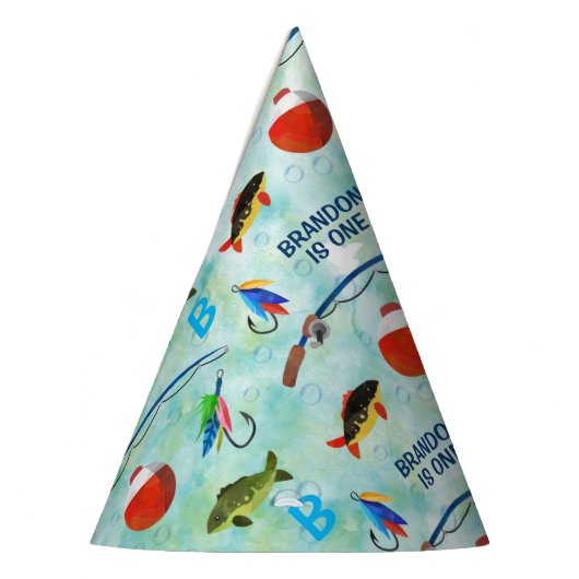 O-vis-bondgenoot vissen kleine visser gepersonalis feesthoedjes (Links)
