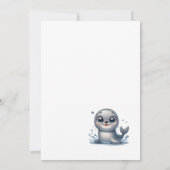 O-vis-bondgenoot Vist 1e verjaardag Kaart (Achterkant)