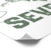 O-vis-bondgenoot Zeven Verjaardag Decoraties 7e ve (Hoek)