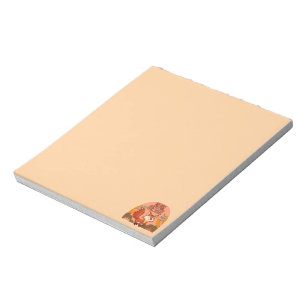 O, voor de vossen Kop Cute en grappige vos Notitieblok
