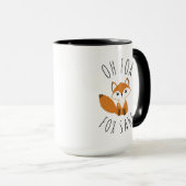 O voor Fox Sake Mok (Voorkant rechts)