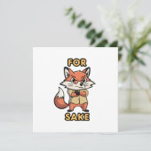 o voor Sake Bedankkaart (Staand voorkant)