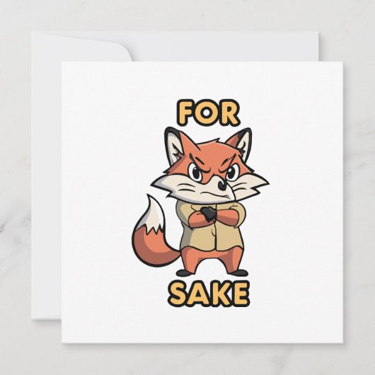 o voor Sake Bedankkaart (Voorkant)